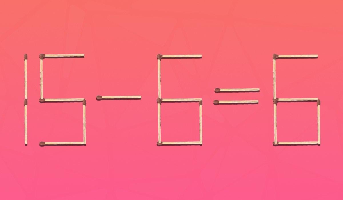 Csak egy gyufát kell mozgatnod, hogy az egyenlőség helyes legyen: egy kihívást jelentő rejtvény.