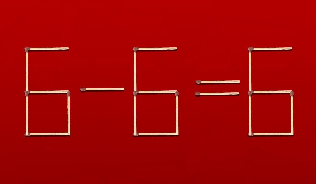 Húzzon egy gyufát, és az egyenlőség helyes lesz: egy gyors IQ-teszt