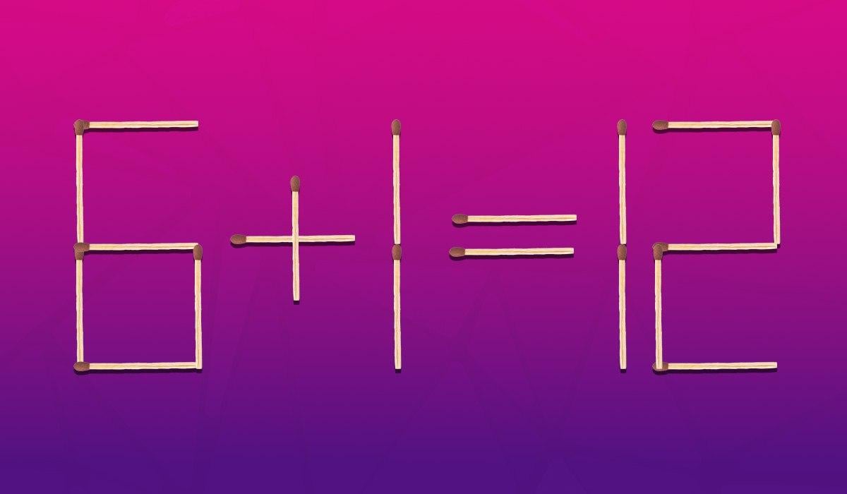 Javítson ki egy hibát úgy, hogy csak egy gyufát mozgat: IQ-teszt