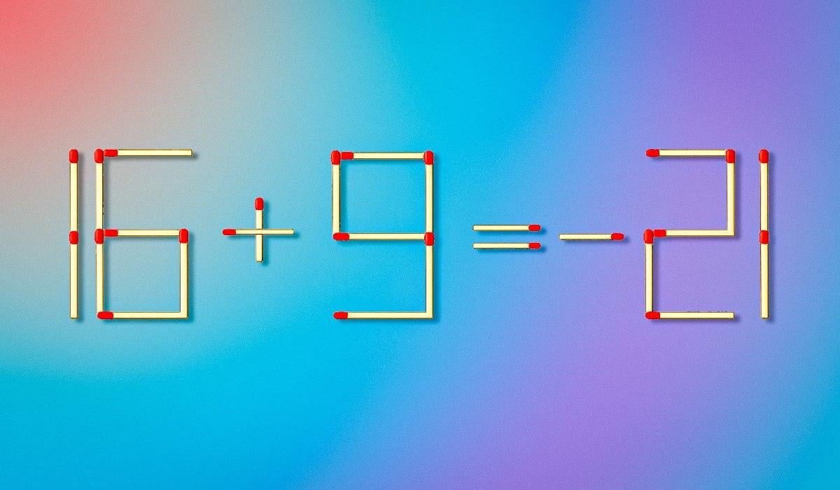 Melyik gyufát kell húzni az egyenlőség kijavításához: egy gyorsteszt az IQ ellenőrzéséhez